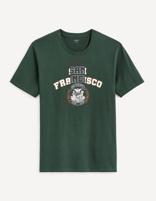 T-shirt col rond 100% coton