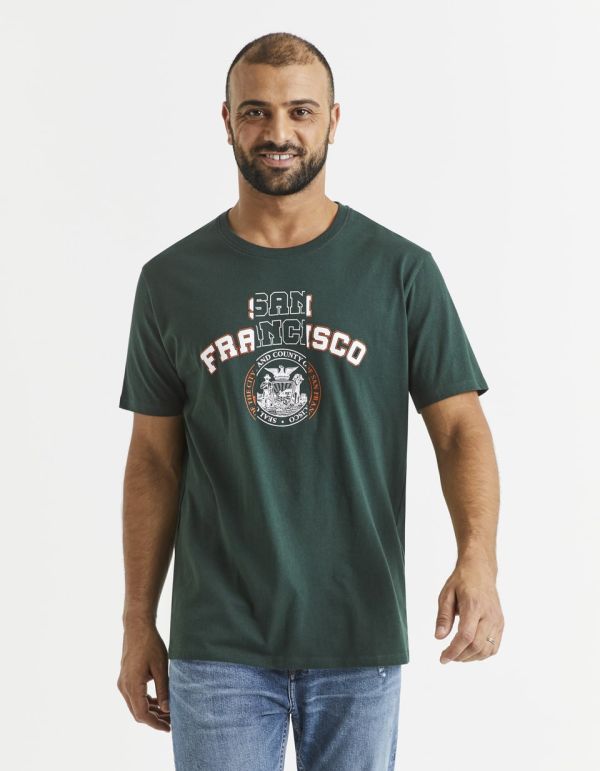 T-shirt col rond 100% coton