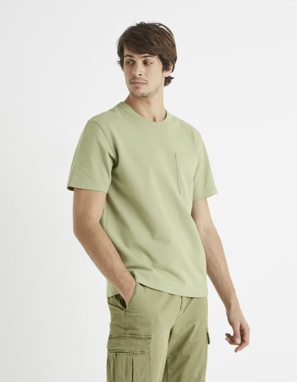 T-shirt col rond 100% coton