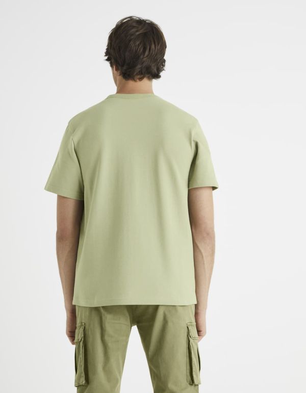 T-shirt col rond 100% coton