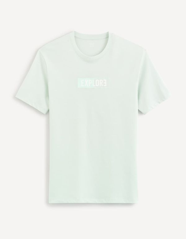 T-shirt col rond 100% coton