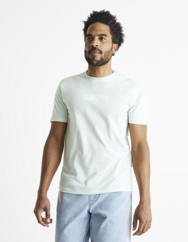 T-shirt col rond 100% coton