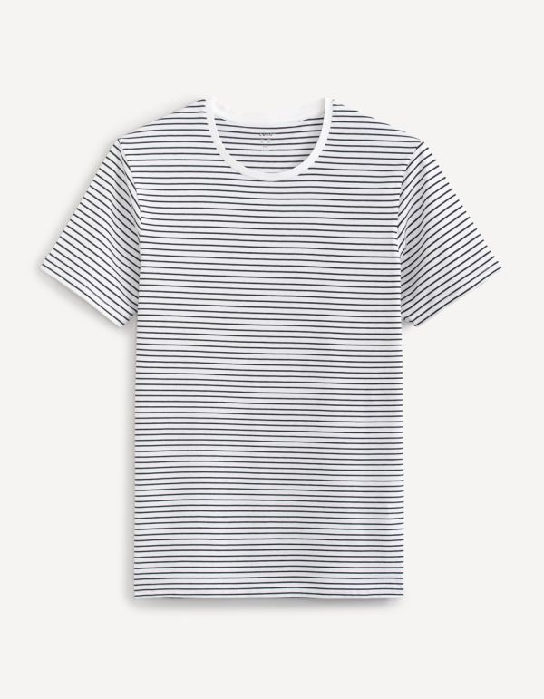 T-shirt col rond coton Supima