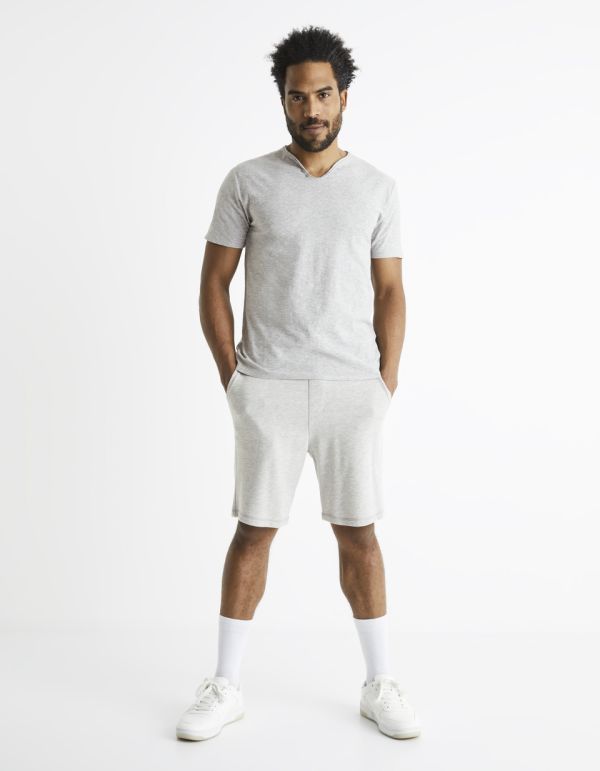 T-shirt encolure tunisienne 100% coton