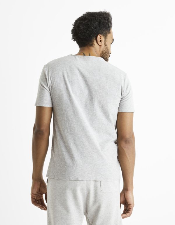 T-shirt encolure tunisienne 100% coton