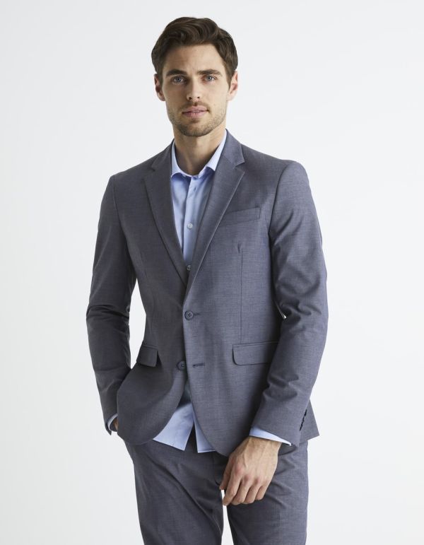 Veste CHAMBRAY lavable slim