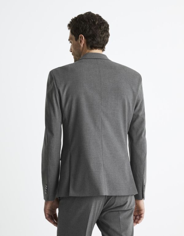 Veste de costume AMAURY lavable slim - gris