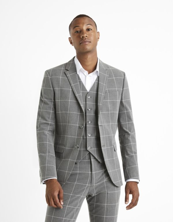 Veste de costume GRIGGIO slim - gris