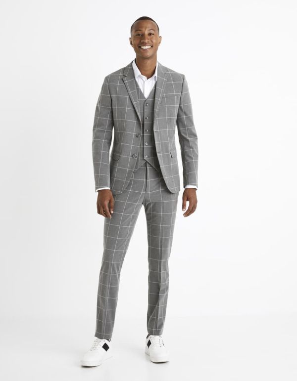 Veste de costume GRIGGIO slim - gris
