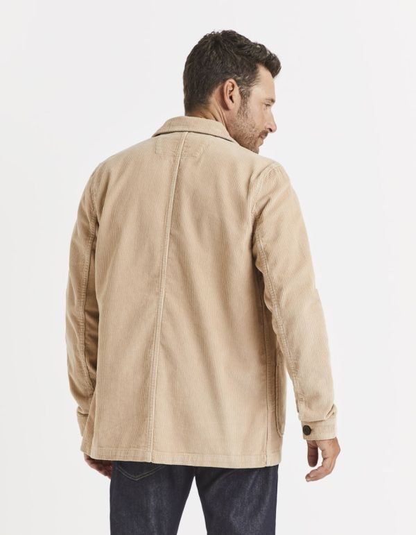 Veste en velours côtelé