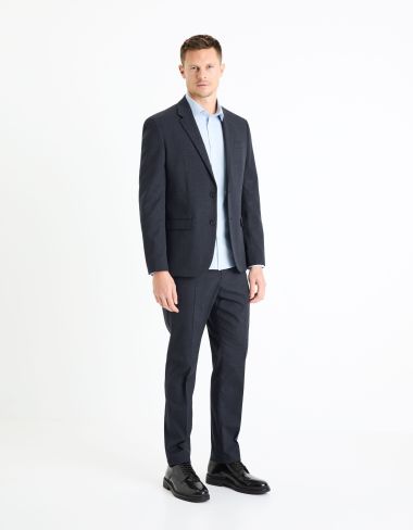 Chemise  regular coton stretch - bleu clair