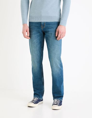 Jean regular C5 stretch 3 longueurs - bleu