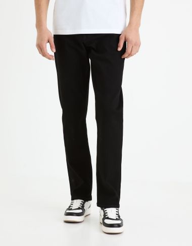 Jean straight stretch C15 3 longueurs - noir
