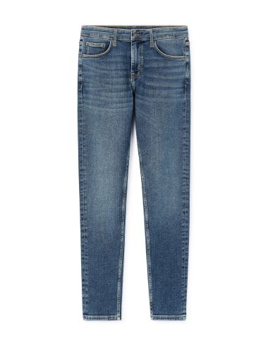 Jean slim coton stretch C15 3 longueurs - bleu
