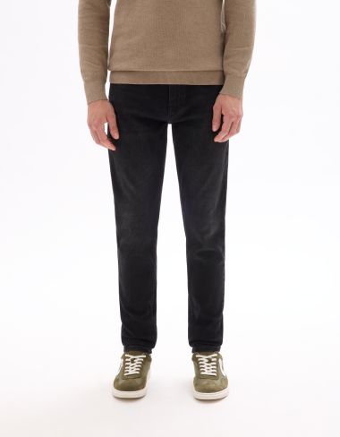 Jean C.25 slim coton stretch - 3 longueurs - noir
