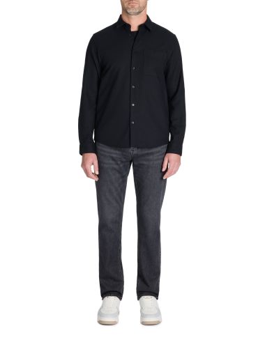 Jean straight 100% coton stretch c15 3 longueurs - gris