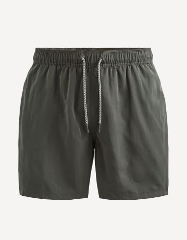 Maillot de bain uni - anthracite