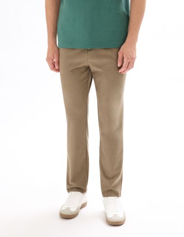 Pantalon 24H slim stretch - beige clair