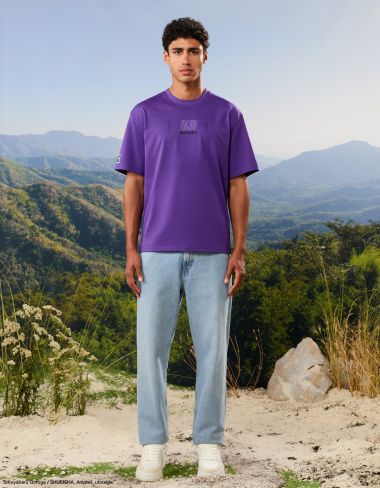 Demon Slayer - T-shirt violet