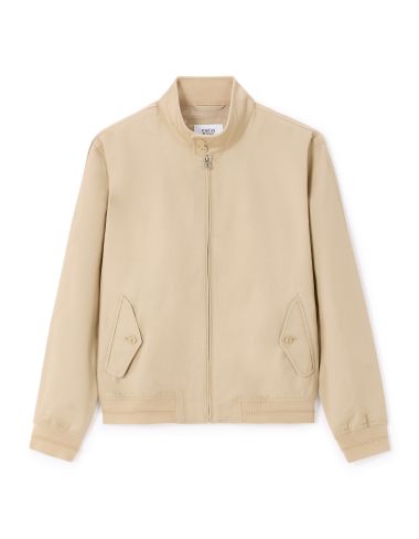 Veste col montant - beige