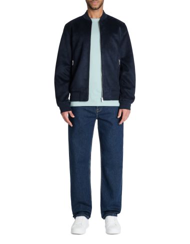 Veste col bomber - marine