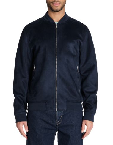 Veste col bomber - marine