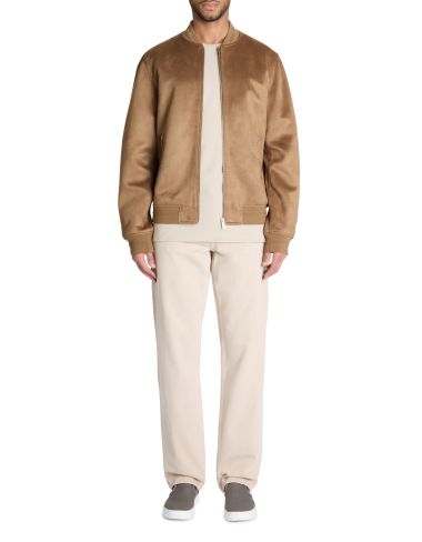 Veste col bomber - taupe