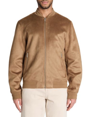 Veste col bomber - taupe