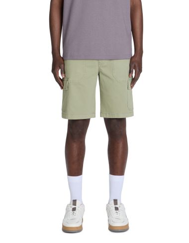 Bermuda cargo en coton stretch - kaki
