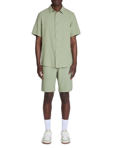 Bermuda 100% coton - vert