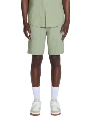 Bermuda 100% coton - vert