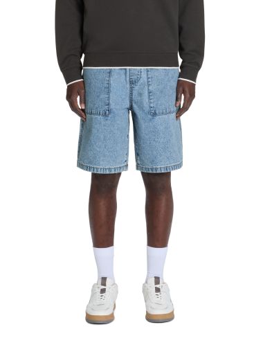 Bermuda straight en jean - bleu clair