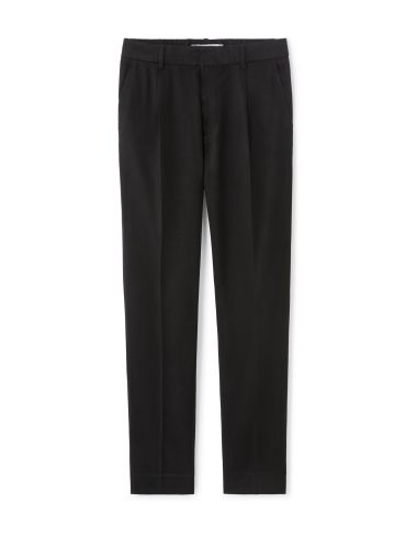 Pantalon chino straight TENCEL™ Lyocell - noir