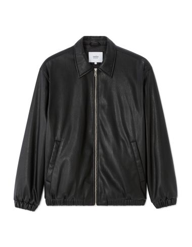 Blouson faux daim - noir
