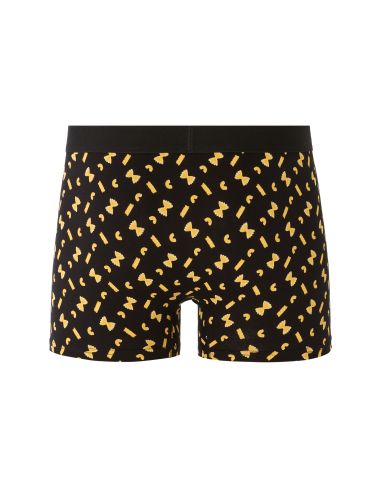 Boxer à motifs pâtes - noir