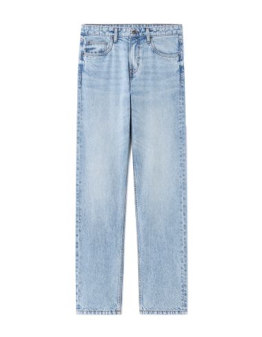 Jean loose 100% coton - bleu clair