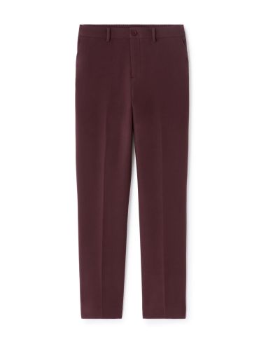 Pantalon 24H straight stretch - bordeaux