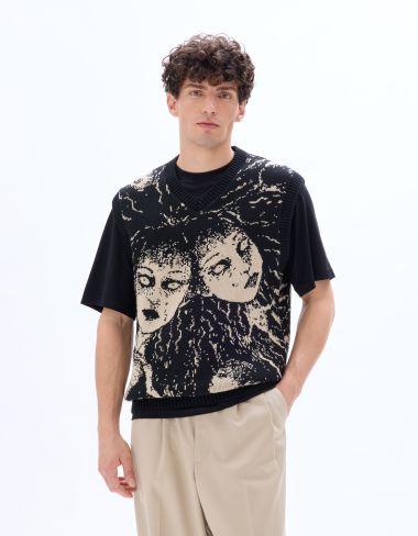 Junji Ito Collection - Pull sans manche noir TOMIE