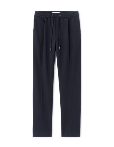 Pantalon 24H slim en twill - marine