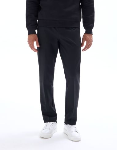 Pantalon chino straight Stretch - Noir