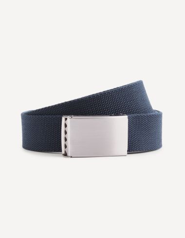 Ceinture sangle avec boucle en métal