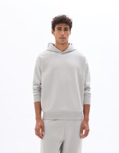 Sweat oversize à capuche - gris
