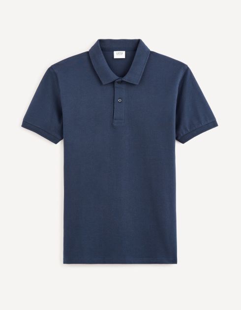Polo piqué 100% coton - marine