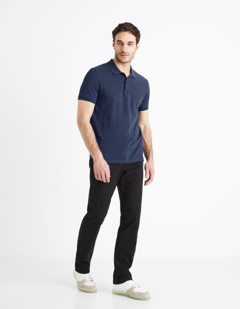 Polo piqué 100% coton - marine