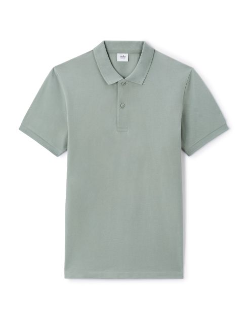 Polo straight 100% coton - vert
