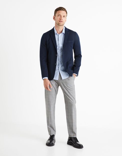 Chemise  extra slim coton stretch - bleu clair