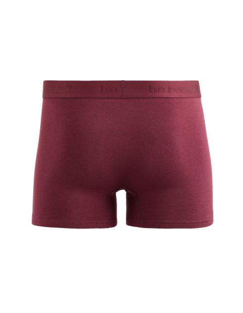 Boxer en coton stretch uni - violet