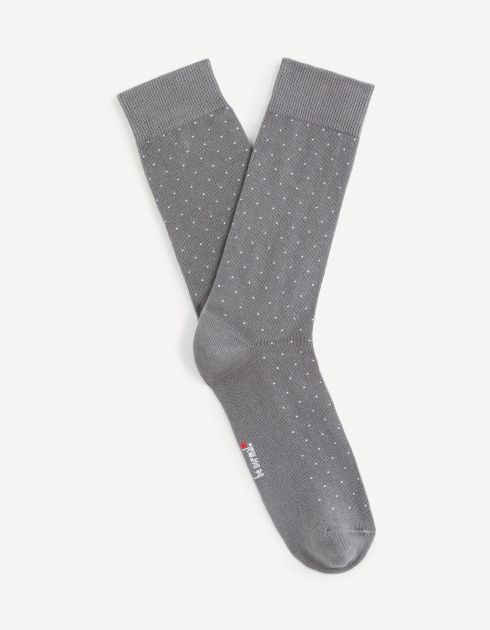 Chaussettes haute coton - anthracite
