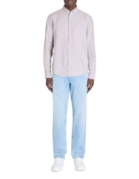 Chemise regular oxford 100% coton - violet