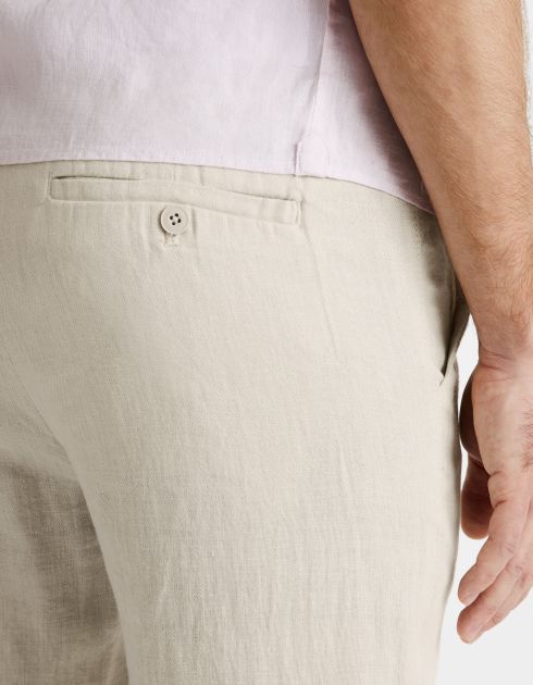 Pantalon 24h 100% lin - beige